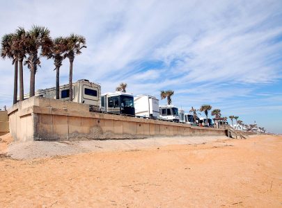 RV park on Florida beach