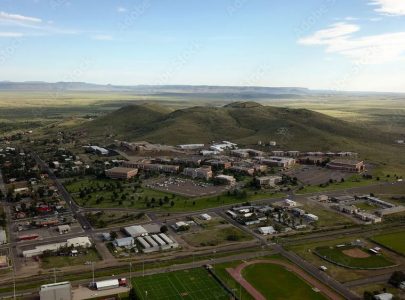 overhead view of Alpine, Texas